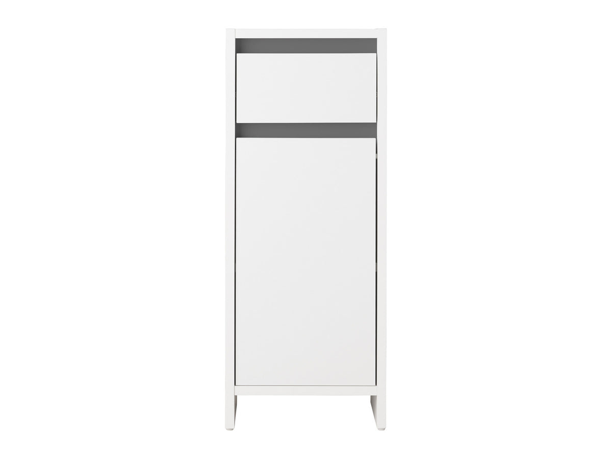 Armoire latérale de salle de bains Oslo, 32 x 80 x 28 cm, blanche