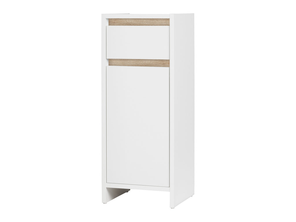 Armoire latérale de salle de bains Oslo, 32 x 80 x 28 cm, blanche