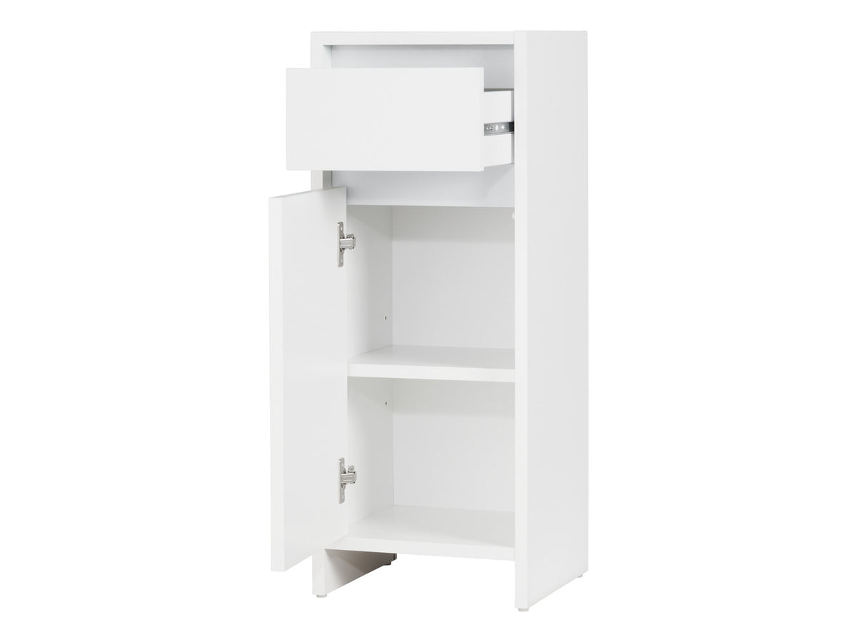 Armoire latérale de salle de bains Oslo, 32 x 80 x 28 cm, blanche