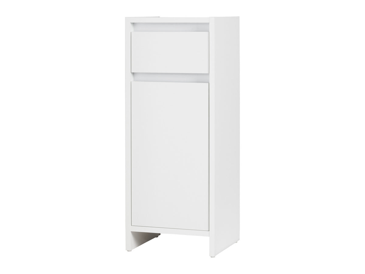Armoire latérale de salle de bains Oslo, 32 x 80 x 28 cm, blanche
