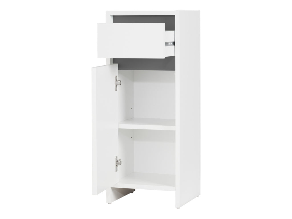 Armoire latérale de salle de bains Oslo, 32 x 80 x 28 cm, blanche