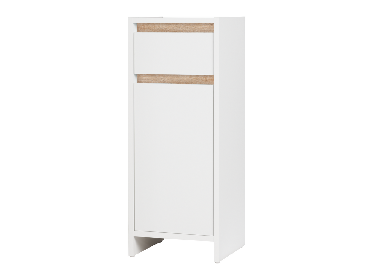 Armoire latérale de salle de bains Oslo, 32 x 80 x 28 cm, blanche