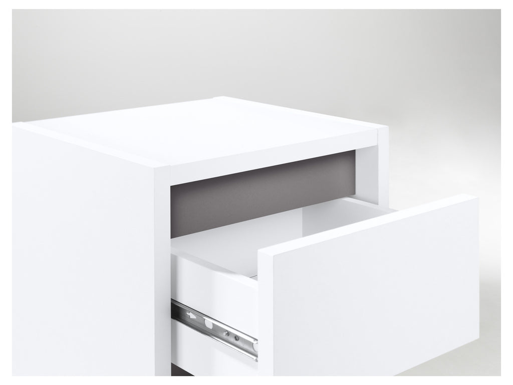 Armoire latérale de salle de bains Oslo, 32 x 80 x 28 cm, blanche