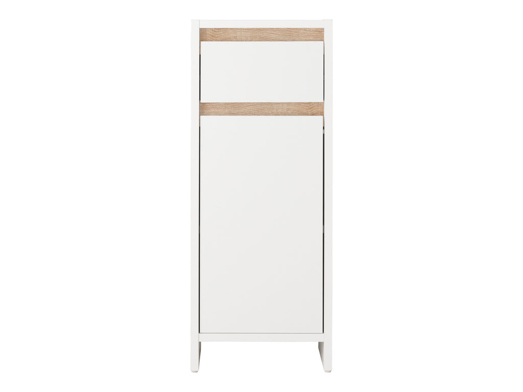 Armoire latérale de salle de bains Oslo, 32 x 80 x 28 cm, blanche