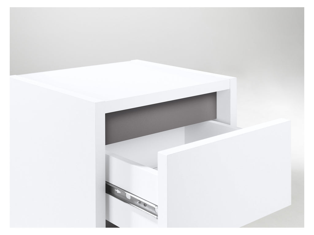 Armoire latérale de salle de bains Oslo, 32 x 80 x 28 cm, blanche