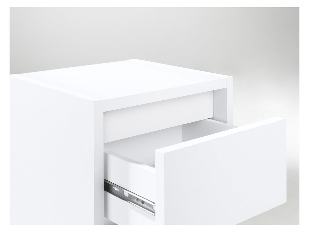 Armoire latérale de salle de bains Oslo, 32 x 80 x 28 cm, blanche