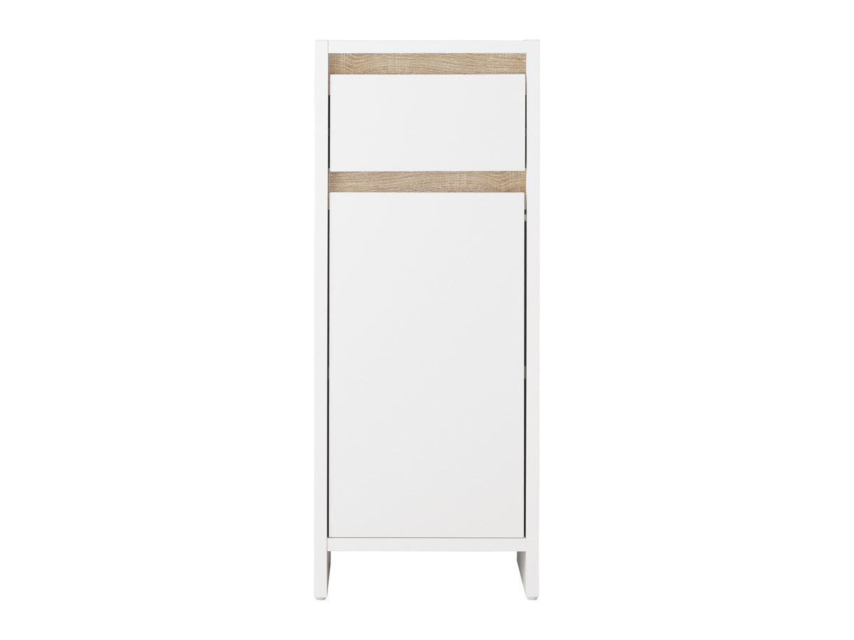 Armoire latérale de salle de bains Oslo, 32 x 80 x 28 cm, blanche
