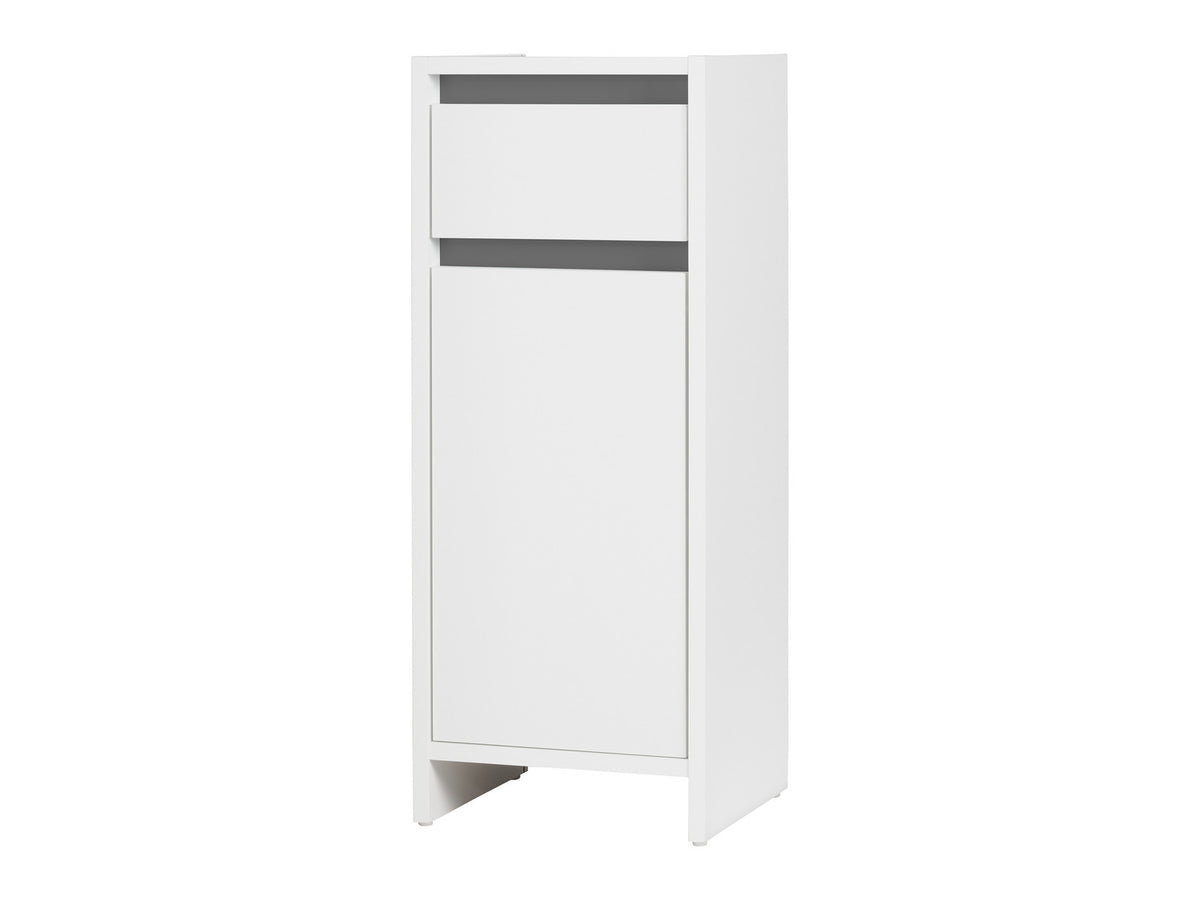 Armoire latérale de salle de bains Oslo, 32 x 80 x 28 cm, blanche