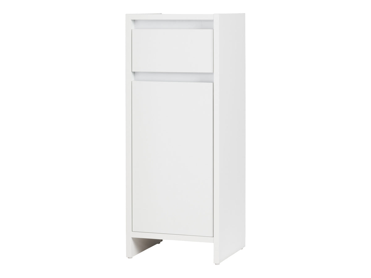 Armoire latérale de salle de bains Oslo, 32 x 80 x 28 cm, blanche