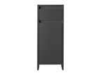Armoire latérale de salle de bains Oslo, 32 x 80 x 28 cm, noire