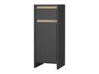 Armoire latérale de salle de bains Oslo, 32 x 80 x 28 cm, noire