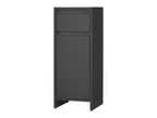 Armoire latérale de salle de bains Oslo, 32 x 80 x 28 cm, noire