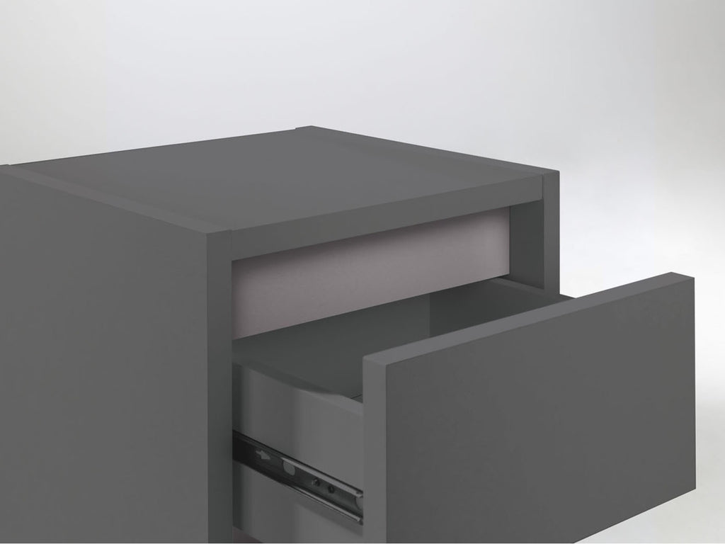 Armoire latérale de salle de bains Oslo, 32 x 99 x 30 cm, anthracite