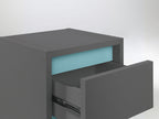 Armoire latérale de salle de bains Oslo, 32 x 99 x 30 cm, anthracite