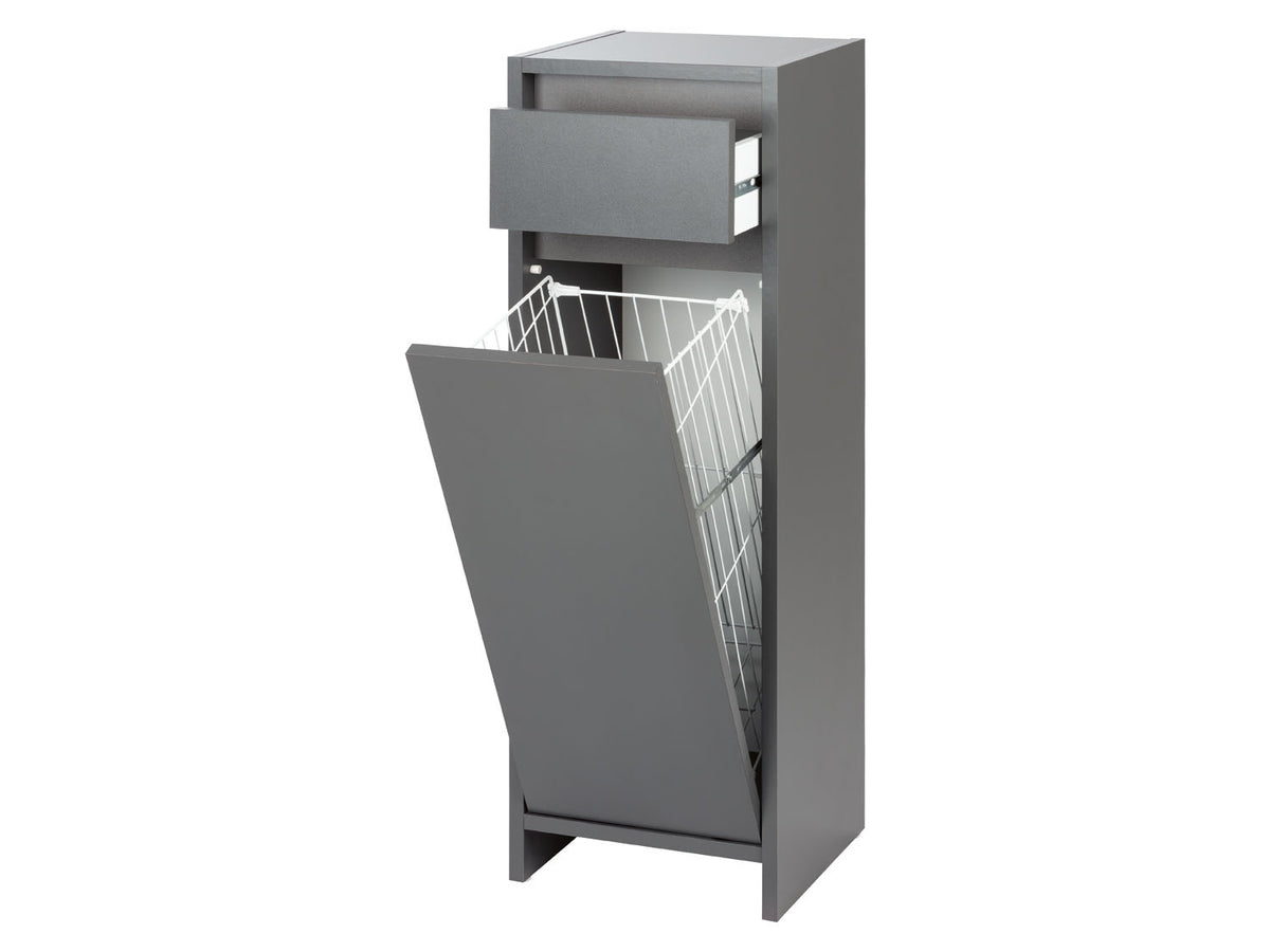 Armoire latérale de salle de bains Oslo, 32 x 99 x 30 cm, anthracite