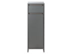 Armoire latérale de salle de bains Oslo, 32 x 99 x 30 cm, anthracite