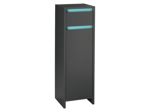 Armoire latérale de salle de bains Oslo, 32 x 99 x 30 cm, anthracite