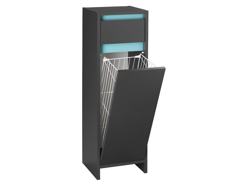 Armoire latérale de salle de bains Oslo, 32 x 99 x 30 cm, anthracite