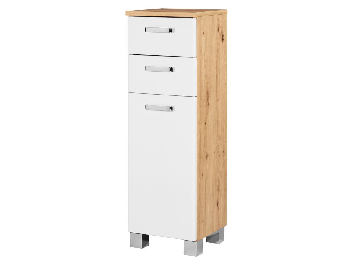 Armoire latérale Palermo, blanc/imitation chêne