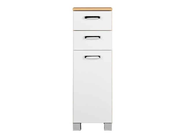 Armoire latérale Palermo, blanc/imitation chêne