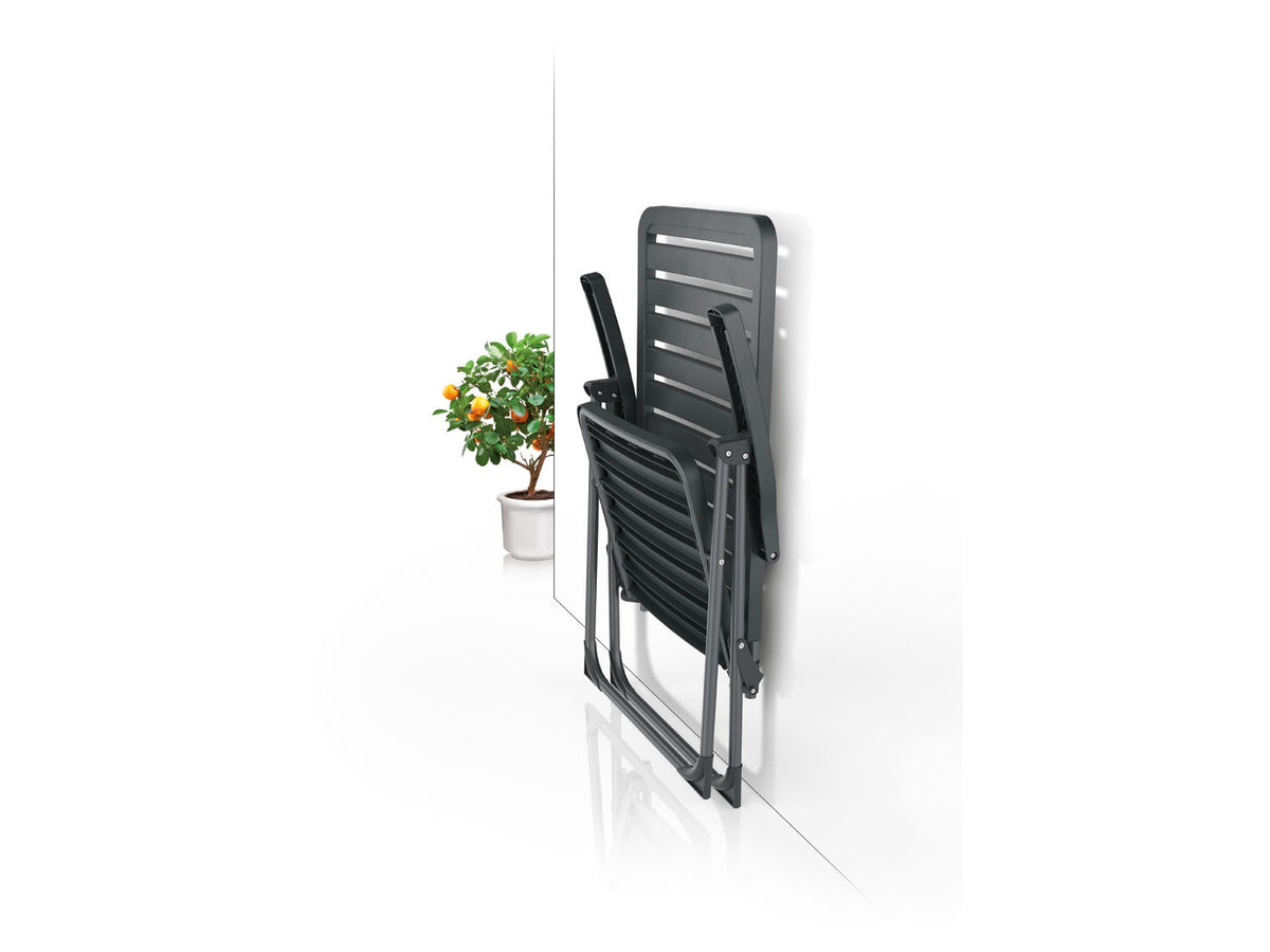 Chaise pliante réglable en 6 positions