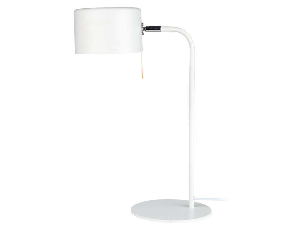 Lampe de table, 1 ou 2 ampoules, blanc mat