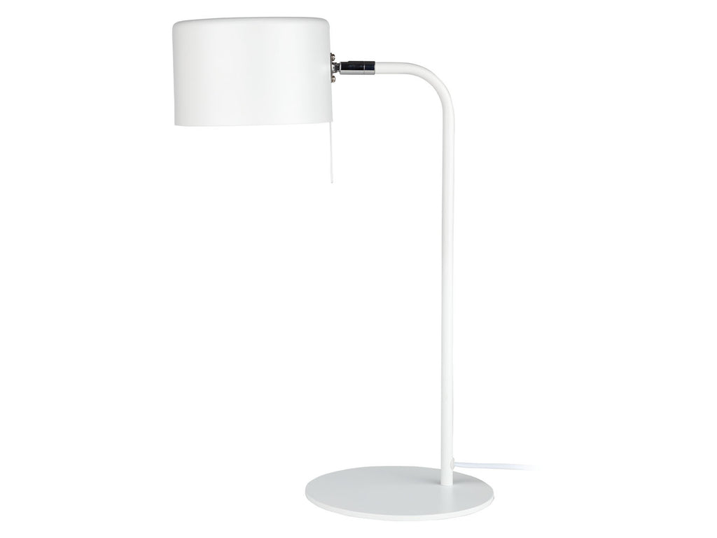 Lampe de table, 1 ou 2 ampoules, blanc mat