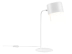 Lampe de table, 1 ou 2 ampoules, blanc mat