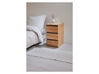Lot de 2 commodes Genève, imitation chêne