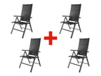 Lot de 4 chaises hautes TORONTO