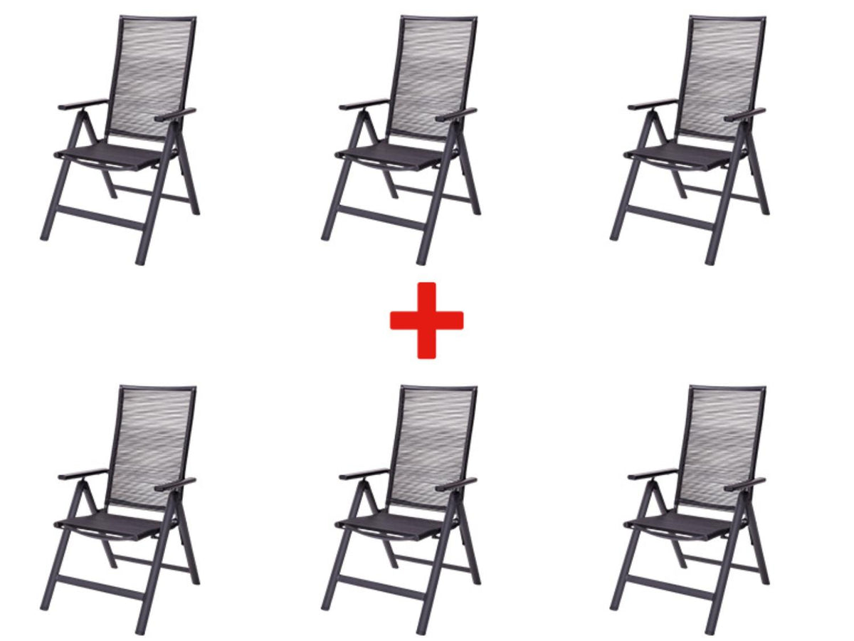Lot de 6 chaises hautes MIAMI