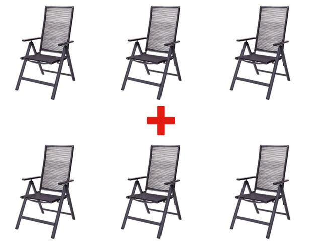 Lot de 6 chaises hautes MIAMI
