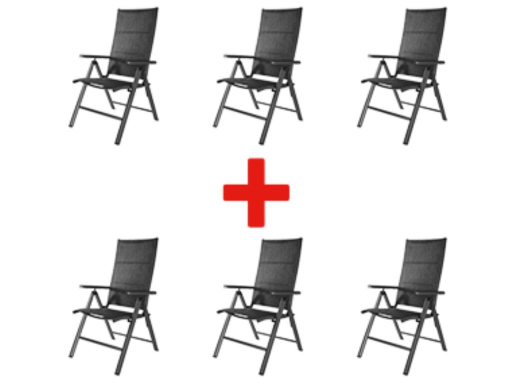 Lot de 6 chaises hautes TORONTO