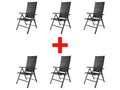 Lot de 6 chaises hautes TORONTO