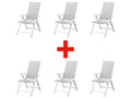 Lot de 6 fauteuils HOUSTON