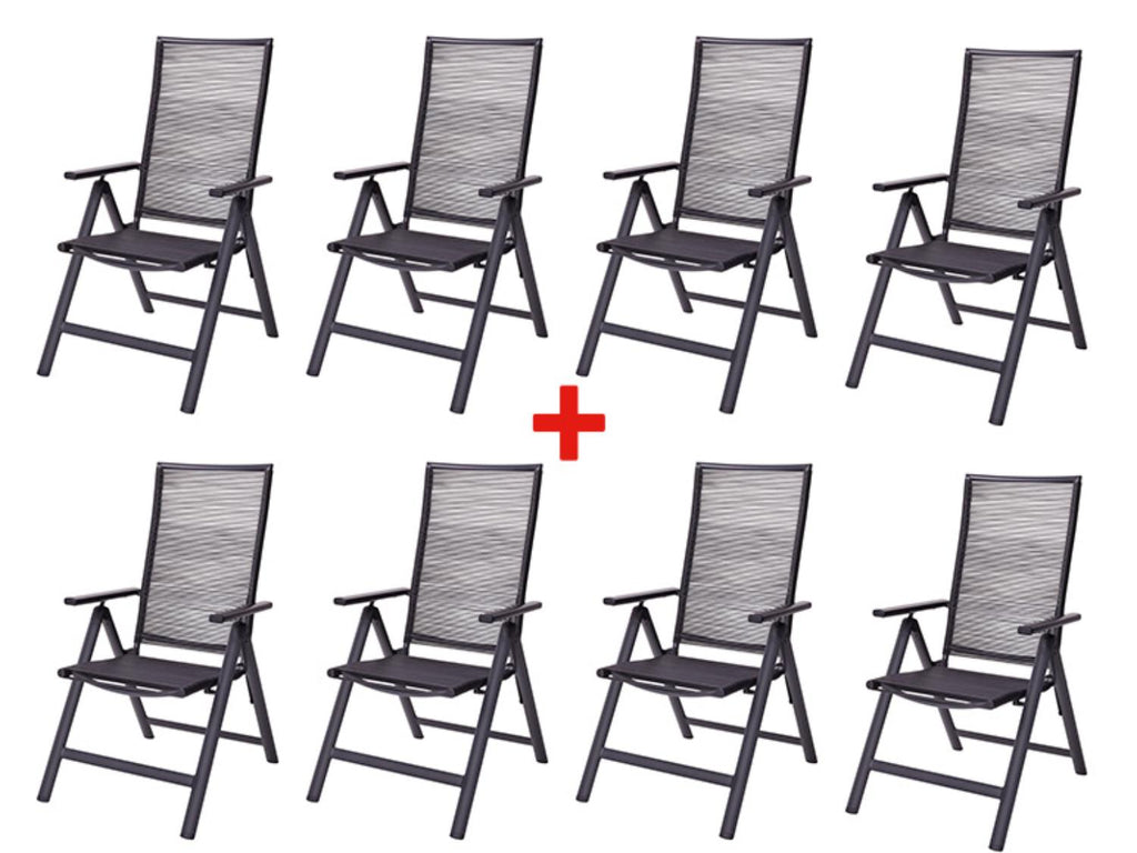 Lot de 8 chaises hautes MIAMI