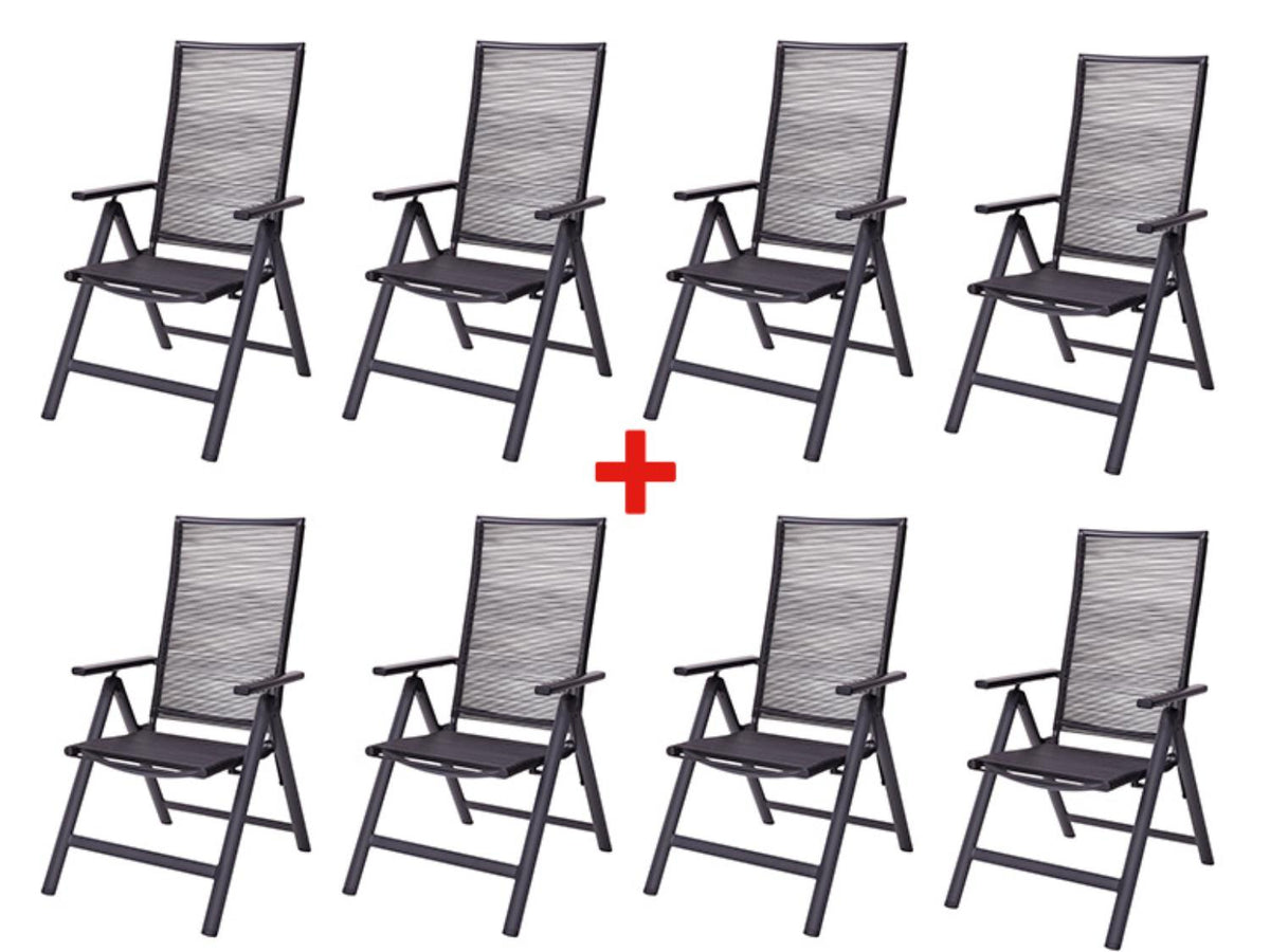 Lot de 8 chaises hautes MIAMI