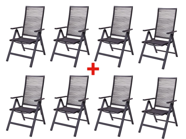 Lot de 8 chaises hautes MIAMI