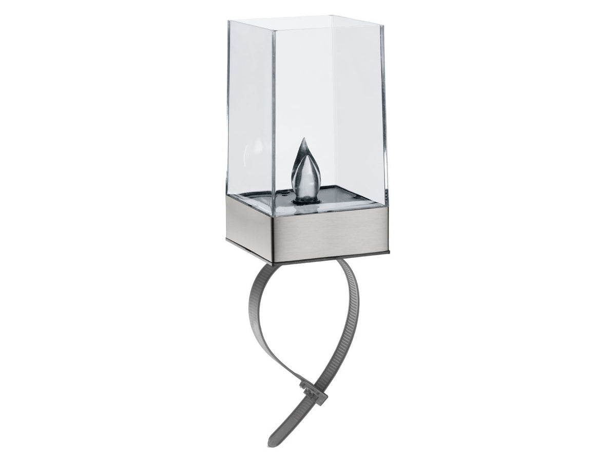 Torche ou balise solaire à LED, effet flamme, 0,06 W