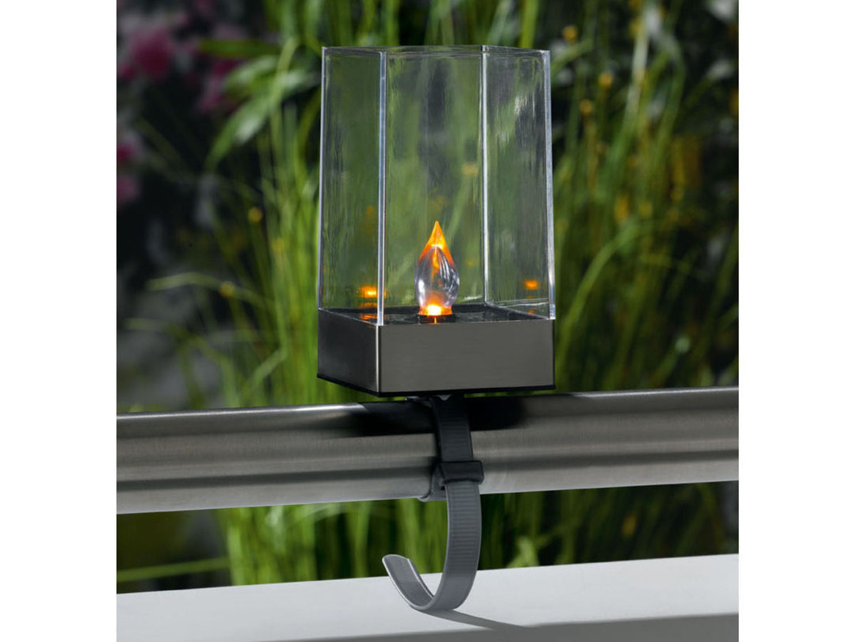 Torche ou balise solaire à LED, effet flamme, 0,06 W
