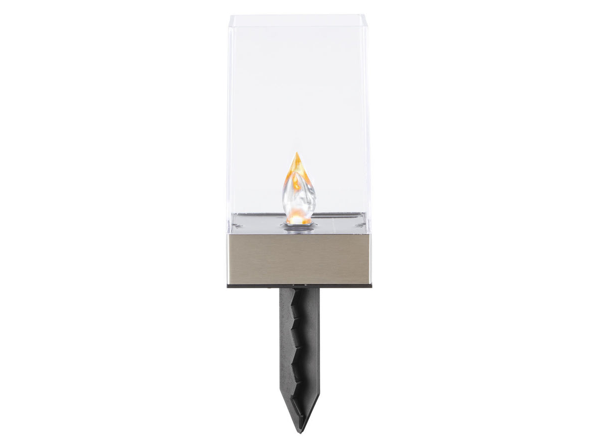 Torche ou balise solaire à LED, effet flamme, 0,06 W