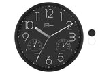 Horloge murale avec thermomètre et hygromètre