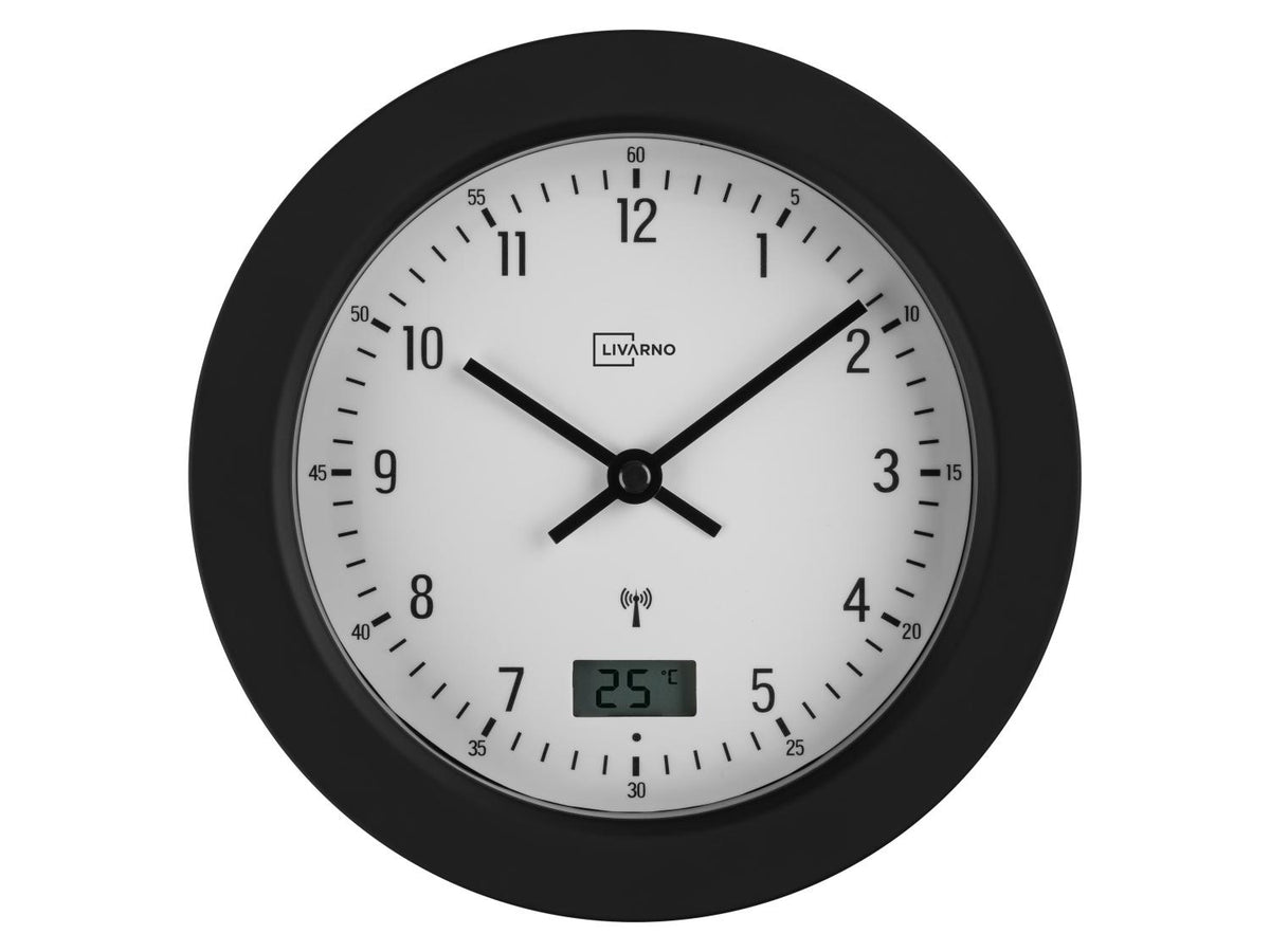Horloge radioguidée pour salle de bains