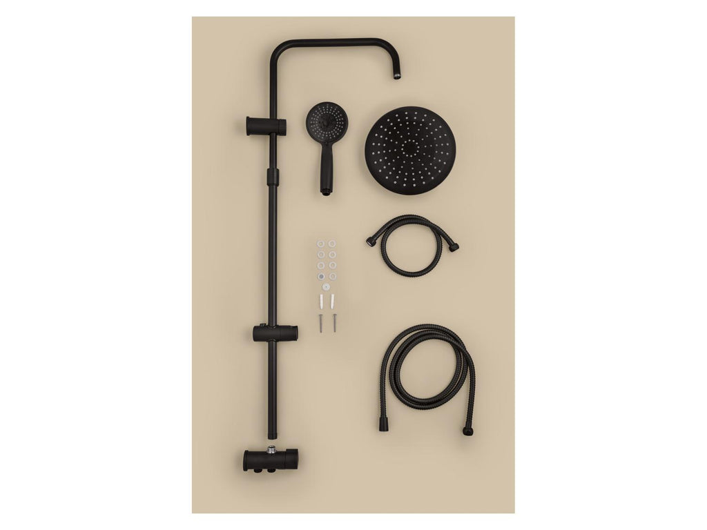 Kit de douche de tête, réglable en hauteur
