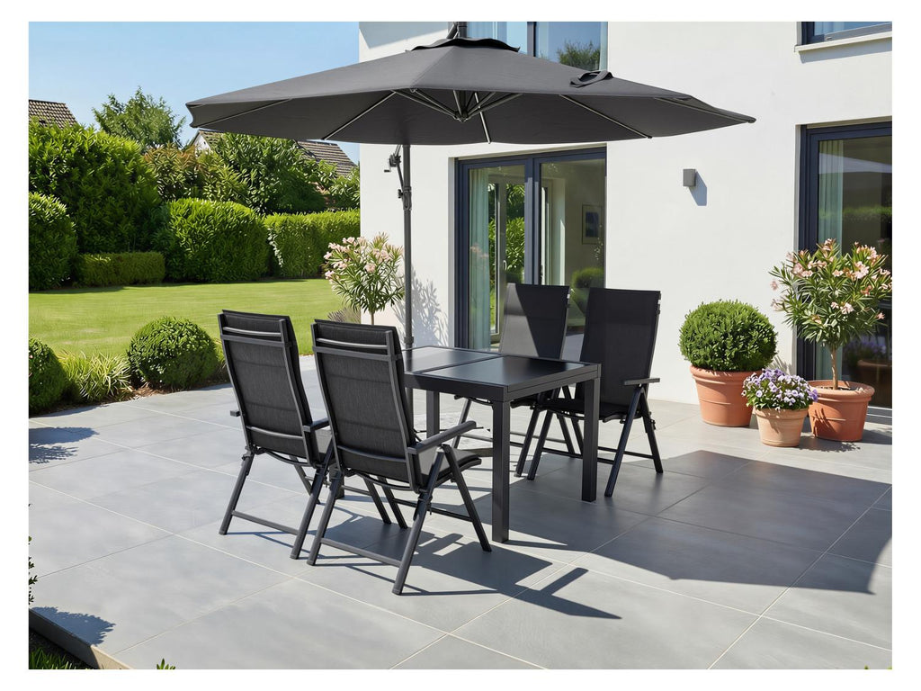 Lot de 2 fauteuils en aluminium Toronto