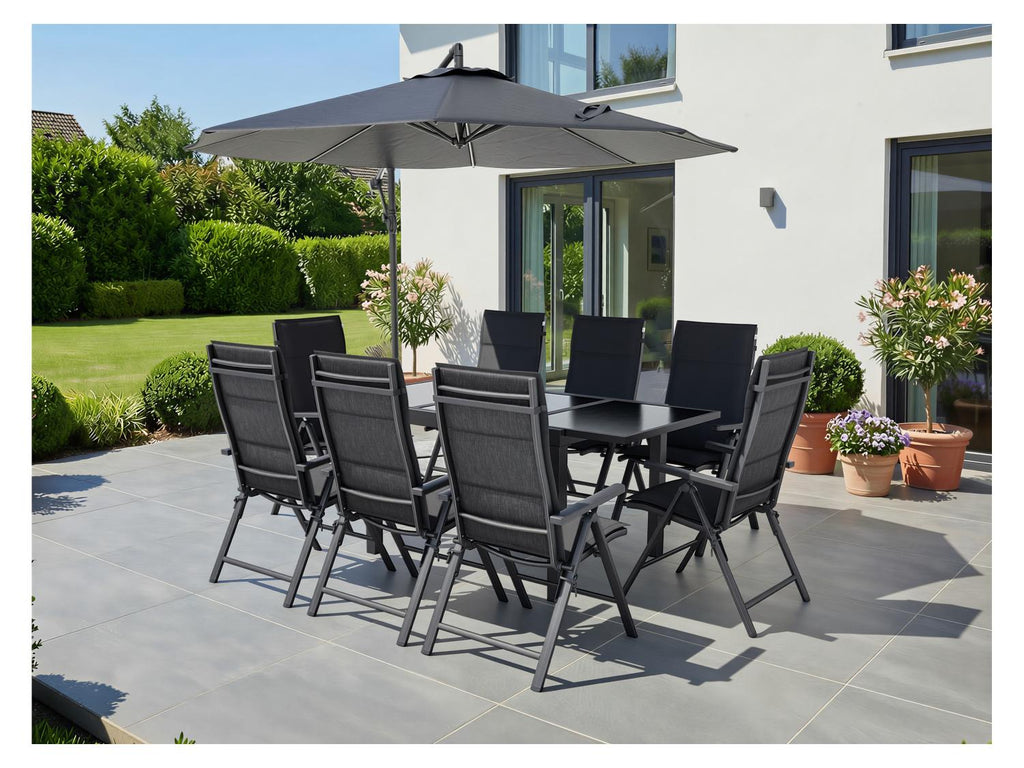 Lot de 2 fauteuils en aluminium Toronto