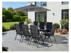 Lot de 2 fauteuils en aluminium Toronto