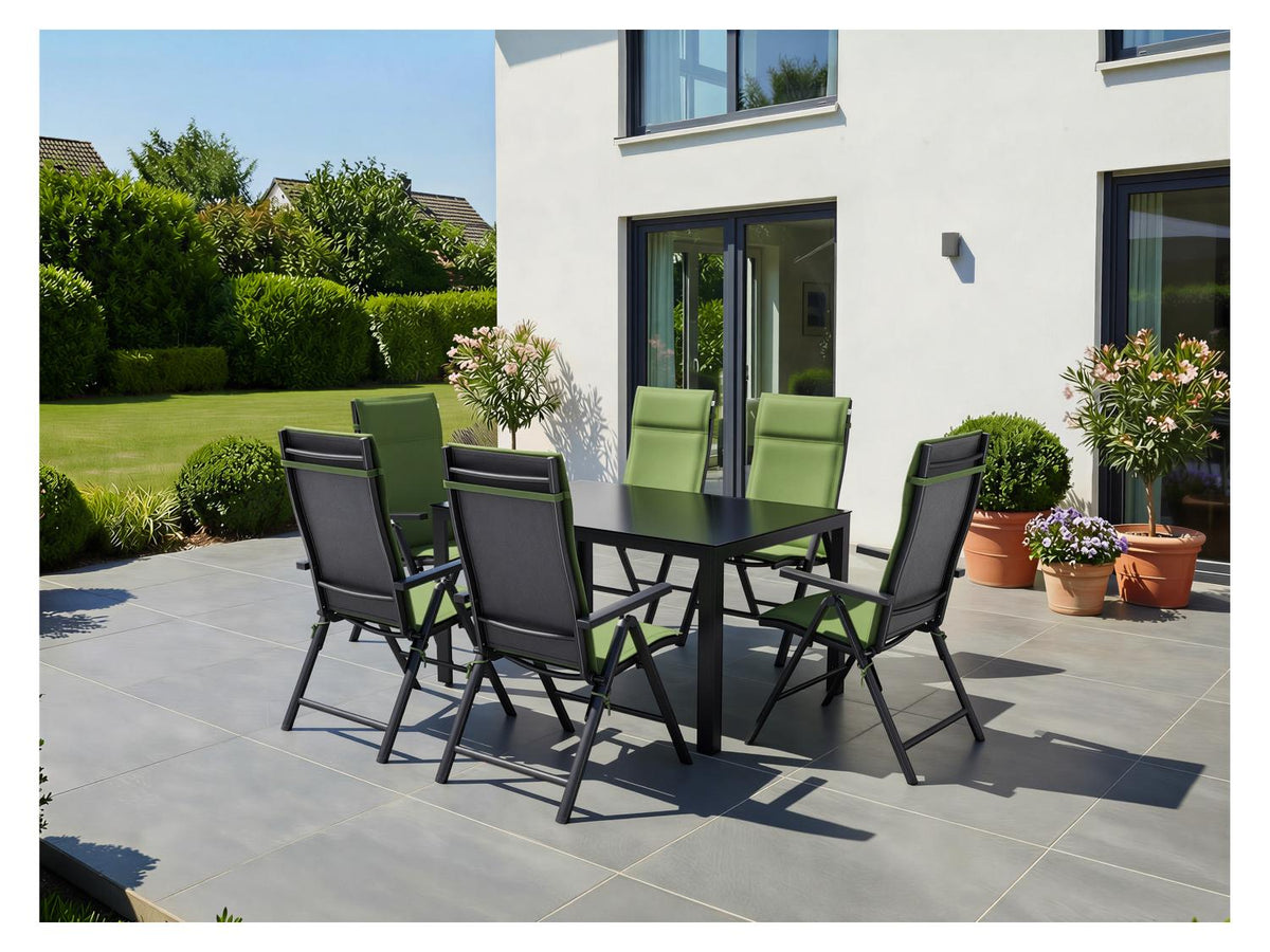 Lot de 2 fauteuils pliants en aluminium Houston
