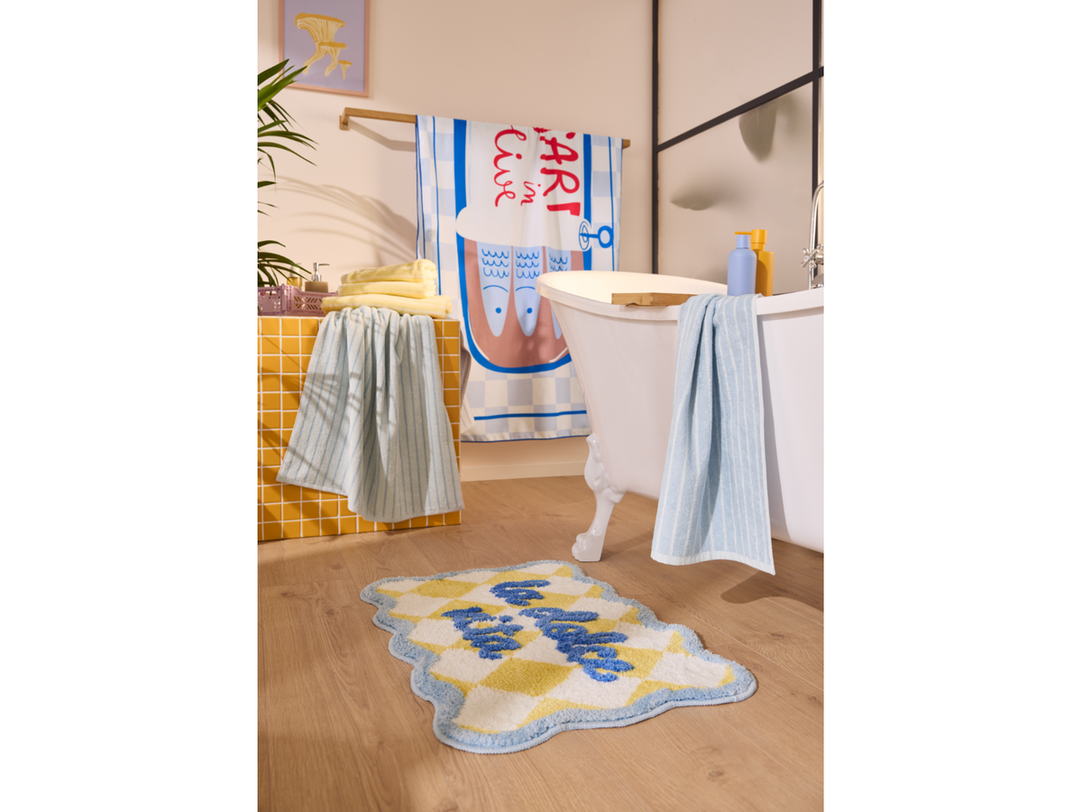 Lot de 2 serviettes de toilette en éponge, 50 x 100 cm