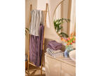 Lot de 2 serviettes de toilette en éponge, 50 x 100 cm